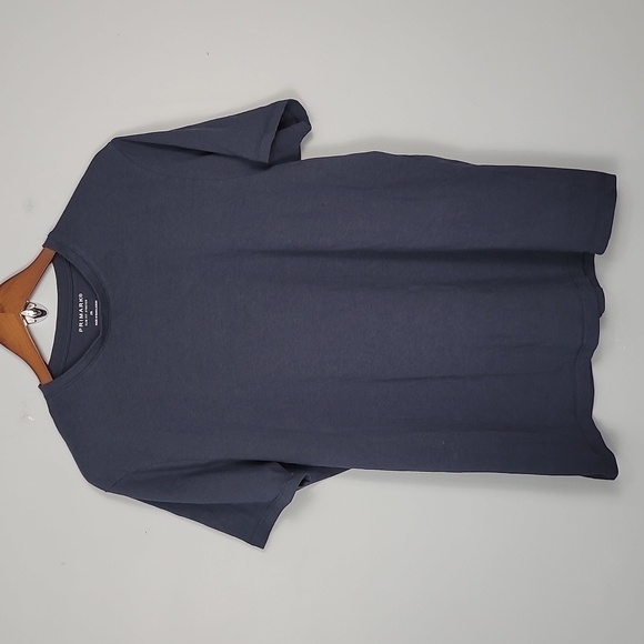 PRIMARK Slim Fit Stretch Scoop Neck Basic Tee - Picture 1 of 8